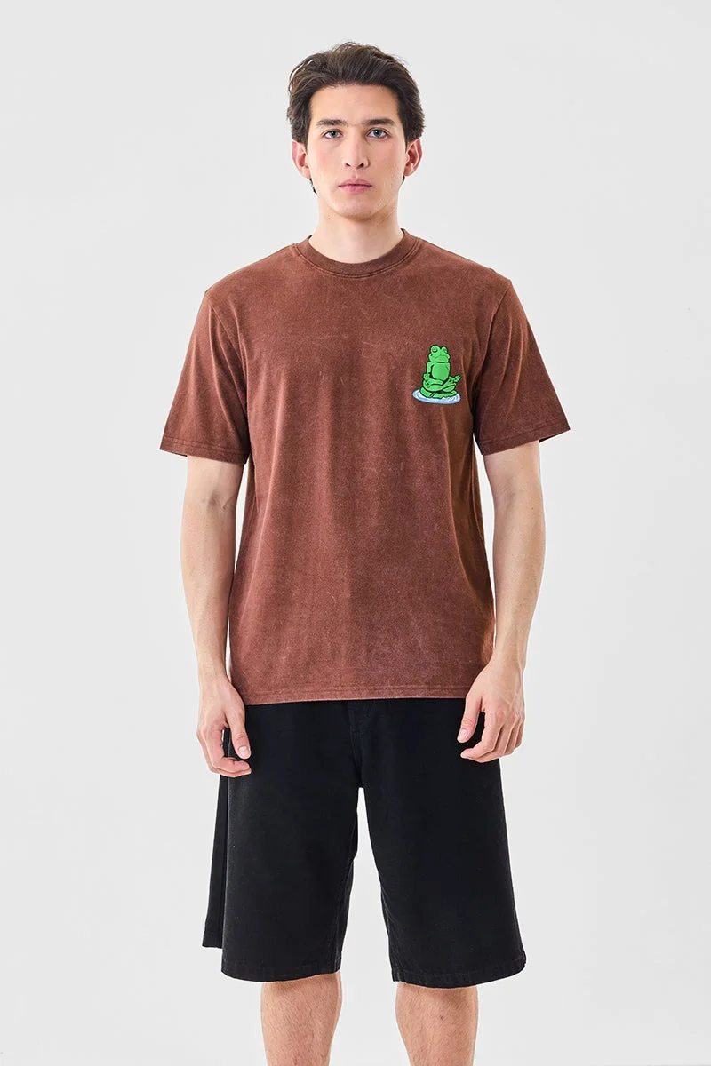 سنيتش تيشيرت قطن % بقصة عادية